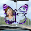 Custom Photo I'm Always With You, In Love And Memory - Memorial Personalized Custom Car Ornament - Acrylic Custom Shaped - Sympathy Gift For Family Members