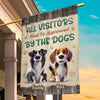 Stamped With A Paw Of Approval - Dog Personalized Custom Flag - Gift For Pet Owners, Pet Lovers