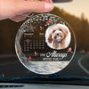 Custom Photo Best Friend Is Never Forgotten - Memorial Personalized Custom Car Ornament - Acrylic Custom Shaped - Sympathy Gift For Pet Owners, Pet Lovers