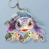 A Grandmother’s Love Moves Slowly But Lasts A Lifetime - Family Personalized Custom Shaped Acrylic Keychain - Gift For Mom, Grandma