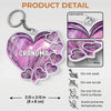 Love Grows Best In A Grandmother’s Heart - Family Personalized Custom Shaped Acrylic Keychain - Gift For Mom, Grandma