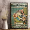 I Read Books - Family Personalized Custom Vertical Poster - Gift For Yourself, Best Friends, Siblings, Family Members