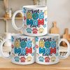 Proud Pet Mom - Dog & Cat Personalized Custom 3D Inflated Effect Printed Mug - Gift For Pet Owners, Pet Lovers