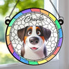 A Pup’s Peek Is A Heart’s Treat - Dog Personalized Window Hanging Suncatcher Ornament - Gift For Pet Owners, Pet Lovers