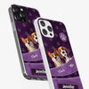 Furry Friends Make Life Better - Dog & Cat Personalized Custom Clear Phone Case - Gift For Pet Owners, Pet Lovers