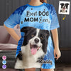 Custom Photo Tail Wags Equal Endless Happiness - Dog & Cat Personalized Custom Women's Sleep Tee - Gift For Pet Owners, Pet Lovers