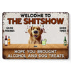 Welcome To My Station - Dog Personalized Custom Home Decor Metal Sign - House Warming Gift For Pet Owners, Pet Lovers