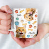 Custom Photo My Cat Runs The House, I Just Pay The Rent - Dog & Cat Personalized Custom 3D Inflated Effect Printed Mug - Gift For Pet Owners, Pet Lovers