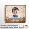 A Grandma’s Heart Never Drives Alone - Family Personalized Custom Car Visor Clip - Mother's Day, Gift For Mom, Grandma