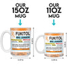 Fukitol Rx Prescription For Recharging Your Mind And Soul - Friend Personalized Custom Mug - New Arrival, Gift For Best Friends, Sisters, Family Members, Coworkers AMZ