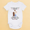 From My Tiny Hands To Your Big Heart - Family Personalized Custom Baby Onesie - Mother's Day, Baby Shower Gift, Gift For First Mom