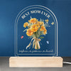 Best Mom Ever - Family Personalized Custom Shaped 3D LED Light - Mother's Day, Gift For Mom