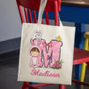 The Perfect Easter Basket Alternative - Family Personalized Custom Tote Bag - Easter Gift For Family Members