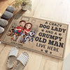 Messy House, Happy Dogs - Dog Personalized Custom Home Decor Decorative Mat - House Warming Gift For Pet Owners, Pet Lovers