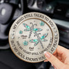 In Loving Remembrance - Memorial Personalized Custom Car Visor Clip - Sympathy Gift For Family Members