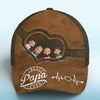 Dad’s Love Never Fades - Family Personalized Custom Hat, All Over Print Classic Cap - Father's Day, Gift For Dad, Grandpa