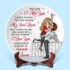 My Soulmate, My Forever - Couple Personalized Custom Ceramic Plate - Gift For Husband Wife, Anniversary, LGBTQ+