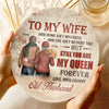 I’m Still Here, Still Grumpy, And Still Yours - Couple Personalized Custom Ceramic Plate - Gift For Husband Wife, Anniversary