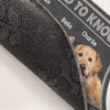 Custom Photo Guarded By Paws And Love - Dog & Cat Personalized Custom Home Decor Decorative Mat - House Warming Gift For Pet Owners, Pet Lovers