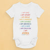 Born To Shine, Born To Love - Family Personalized Custom Baby Onesie - Gift For Baby Kids, Newborn Baby