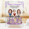 Strong Women, Strong Bonds - Family Personalized Custom Rectangle Shaped Acrylic Plaque - Mother's Day, Gift For Mom, Daughter