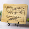 The Greatest Blessing Your Heart Will Ever Know - Family Personalized Custom Engraved Wooden Cutting Board - Mother's Day, Gift For Mom, Grandma