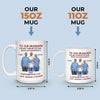 A Bond That Time Can't Break - Family Personalized Custom Mug - Father's Day, Gift For Son