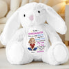 A Bunny Hug From Grandma’s Heart - Family Personalized Custom Easter Bunny Plush - Gift For Family Members