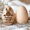 My First Easter Keepsake - Family Personalized Custom Wooden Egg Shaker - Easter Gift For Baby Kids, Newborn Baby