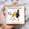 A Sweet Ending To A New Beginning - Family Personalized Custom Full-Print Jewelry Dish - Graduation Gift For Family Members, Siblings, Brothers, Sisters