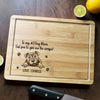 I’m Always Ready For The Scraps - Dog Personalized Custom Engraved Wooden Cutting Board - Gift For Pet Owners, Pet Lovers