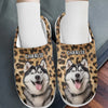 Custom Photo Furry Love In Every Step - Dog & Cat Personalized Custom Fluffy Slippers - Mother's Day, Gift For Pet Owners, Pet Lovers