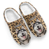 Custom Photo Furry Love In Every Step - Dog & Cat Personalized Custom Fluffy Slippers - Mother's Day, Gift For Pet Owners, Pet Lovers