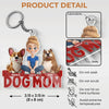 Life Is Better With A Dog - Dog Personalized Custom Shaped Acrylic Keychain - Gift For Pet Owners, Pet Lovers