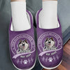 Happiness Is A Wagging Tail - Dog Personalized Custom Fluffy Slippers - Gift For Pet Owners, Pet Lovers