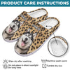 Custom Photo Furry Love In Every Step - Dog & Cat Personalized Custom Fluffy Slippers - Mother's Day, Gift For Pet Owners, Pet Lovers