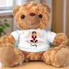 Happiness Is Holding You - Family Personalized Custom Teddy Bear Plush - Gift For Family Members