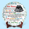 Custom Photo Our Greatest Blessing Is On The Way - Family Personalized Custom Ceramic Plate - Mother's Day, Baby Shower Gift, Gift For First Mom