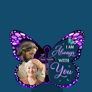 Custom Photo Forever A Part Of Us - Memorial Personalized Custom Garden Solar Light - Sympathy Gift For Family Members