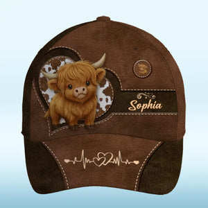 Just Like A Calf, You’re My Little Miracle - Family Personalized Custom Hat, All Over Print Classic Cap - Mother's Day, Gift For Mom, Grandma