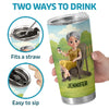 Retired, Not Expired - Personalized Custom Tumbler - Appreciation, Retirement Gift For Yourself, Best Friends, Siblings, Family Members, Coworkers