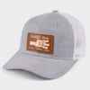 Team Daddy, No Substitutes - Family Personalized Custom Leather Patch Hat - Father's Day, Gift For Dad, Grandpa