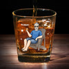 Retired And Loving It - Coworker Personalized Custom Square Whiskey Glass - Appreciation, Retirement Gift For Coworkers, Work Friends, Colleagues