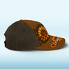 Her Love Blooms Like Sunflowers - Family Personalized Custom Hat, All Over Print Classic Cap - Mother's Day, Gift For Mom, Grandma