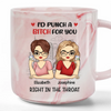 I’d Do Anything For You - Bestie Personalized Custom Marble Mug - Gift For Best Friends, BFF, Sisters