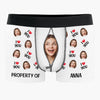 Custom Photo I Love You Always - Couple Personalized Custom Boxer Briefs, Men's Boxers - Gift For Husband Wife, Anniversary