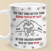 You’re Not Just My Wife, You’re Their Hero - Family Personalized Custom 3D Inflated Effect Printed Mug - Mother's Day, Gift For Wife, Anniversary