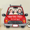 Custom Photo Driven By Love - Family Personalized Custom Acrylic Plaque Custom Shape - Father's Day, Gift For Dad, Grandpa