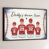 Family, The Ultimate Winning Team - Family Personalized Custom Horizontal Poster - Father's Day, Gift For Dad, Sport Lovers, Sport Players