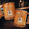 I’m Your Daily Dose Of Chaos - Dog Personalized Custom Wooden Mug - Father's Day, Gift For Dad, Pet Owners, Pet Lovers